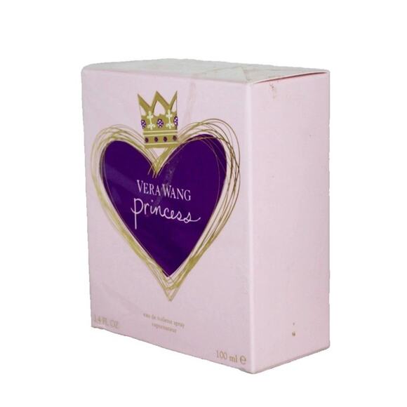 VERA WANG Princess Eau De Toilette Spray 3.4 FL OZ NEW SEALED NWT - Picture 3 of 7